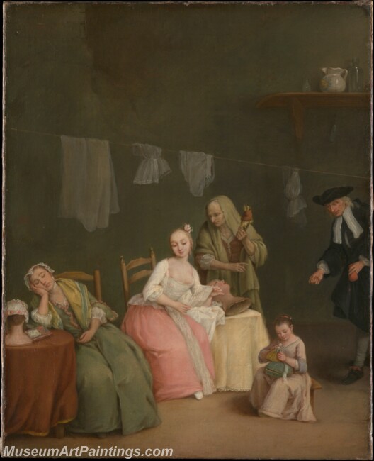 Pietro Longhi The Letter Painting