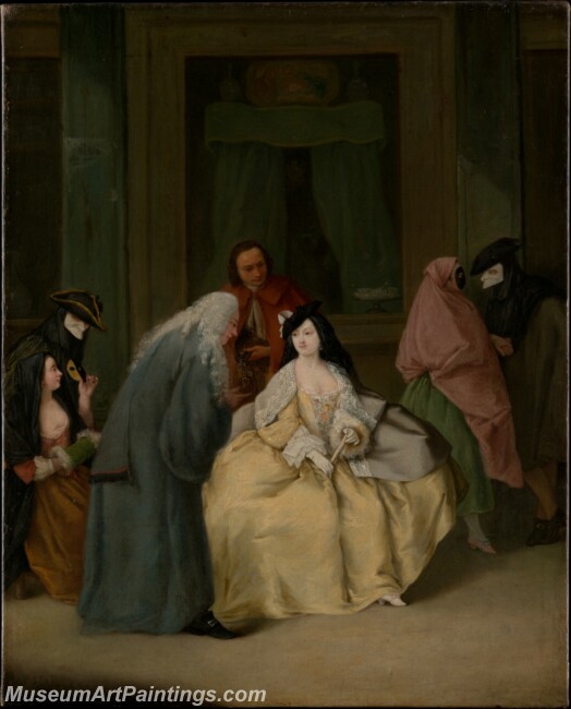 Pietro Longhi The Meeting Painting