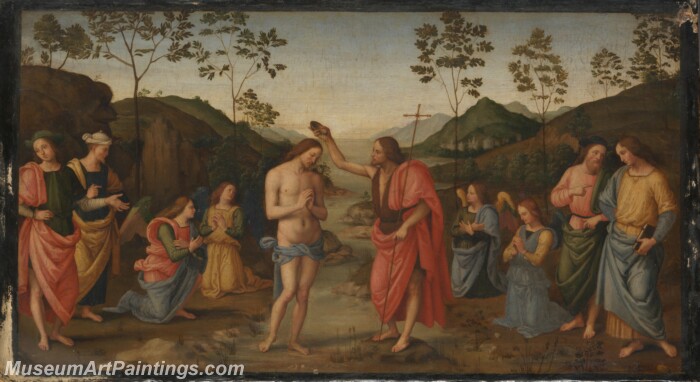 Pietro Perugino The Baptism of Christ Painting