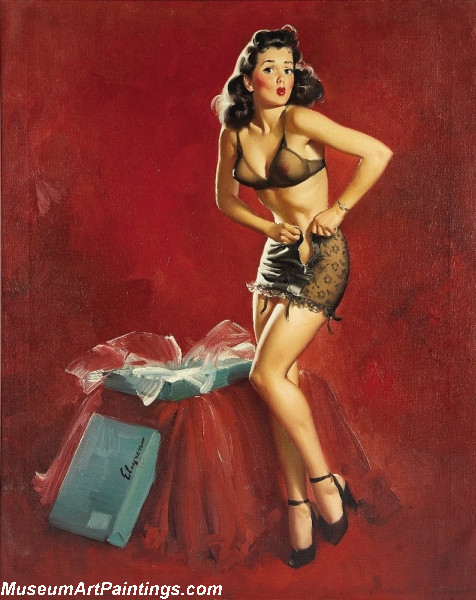 Pin Up Paintings I Must Be Going To Waist