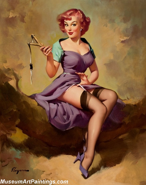 Pin Up Paintings It is A Snap