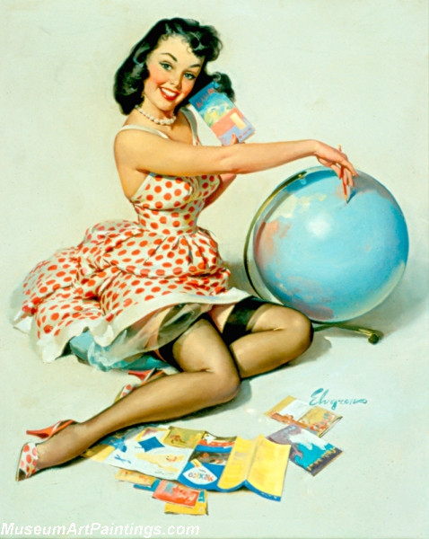 Pin Up Paintings Out Of This World