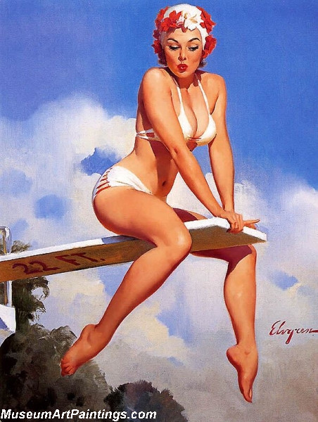 Pin Up Paintings Second Thoughts