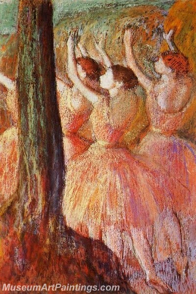 Pink Dancers Painting