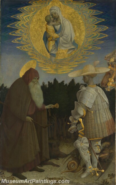 Pisanello The Virgin and Child with Saints Painting