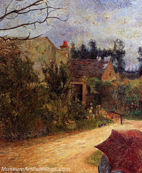 Pissarros Garden Quai du Pothuis Pontoise Painting