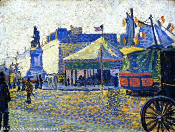 Place Clichy Painting