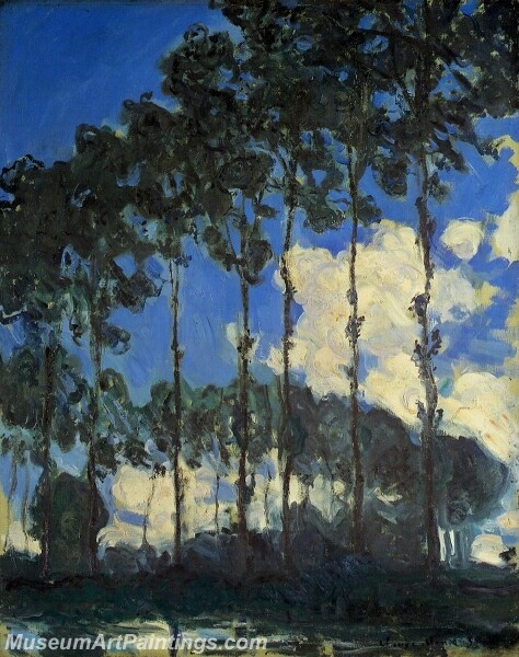 Poplars on the Banks of the Epte Painting