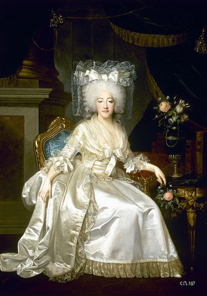 Portrait de Marie Josephine Louise de Savoie comtesse de Provence