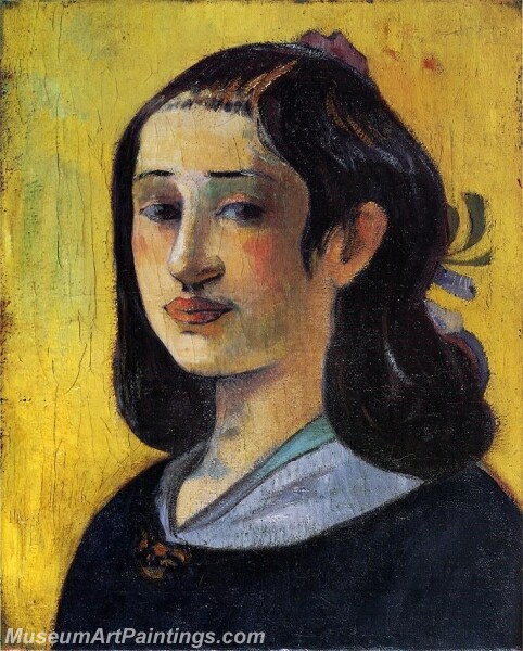 Portrait of Aline Gauguin Painting