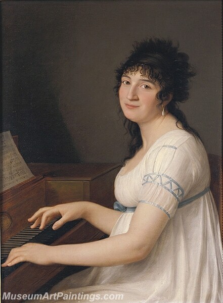 Portrait of Anna Maria Pellegrini Painting