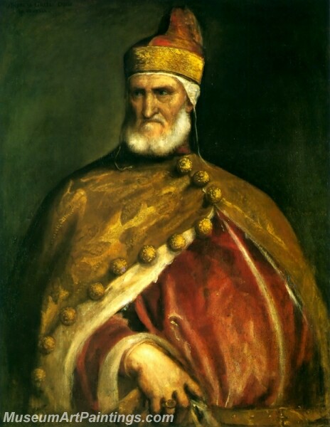 Portrait of Doge Andrea Gritti Painting