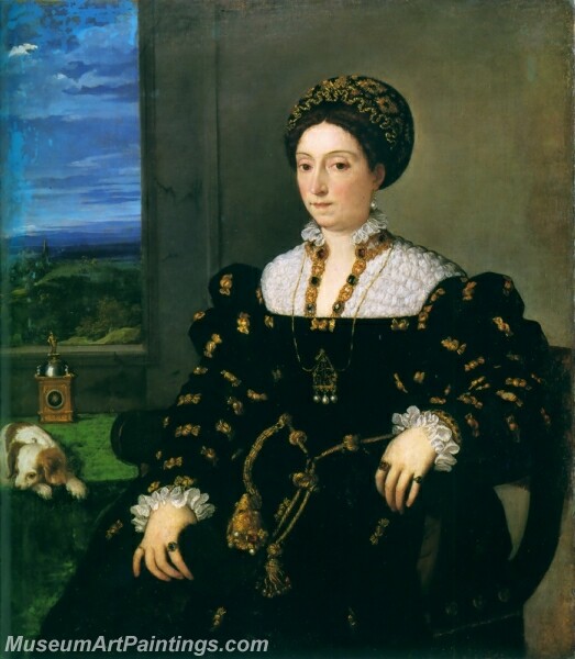 Portrait of Eleonora Gonzaga della Rovere Painting