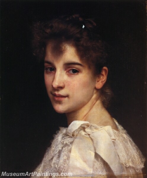 Portrait of Gabrielle Drienza Painting