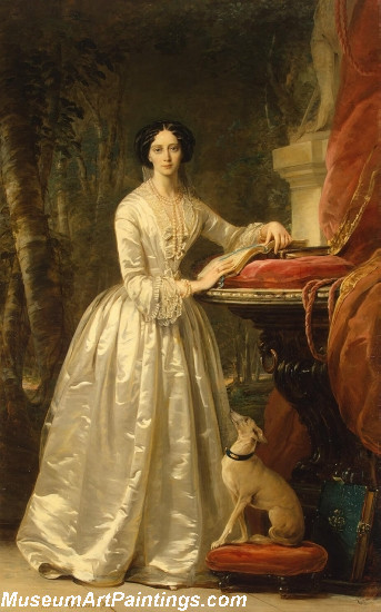 Portrait of Grand Duchess Maria Alexandrovna Painting