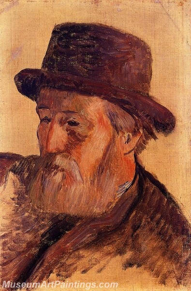 Portrait of Isidore Gauguin Painting