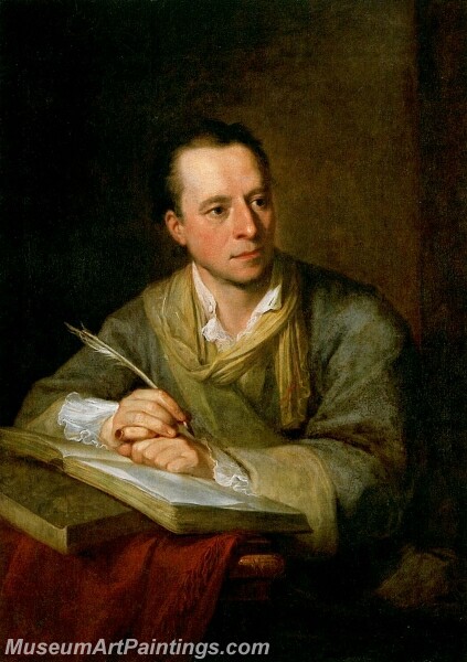 Portrait of Johann Joachim Winckelmann Painting