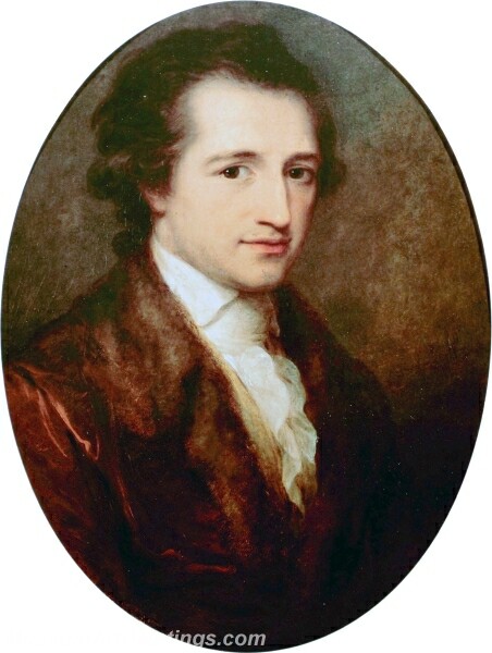 Portrait of Johann Wolfgang von Goethe Painting