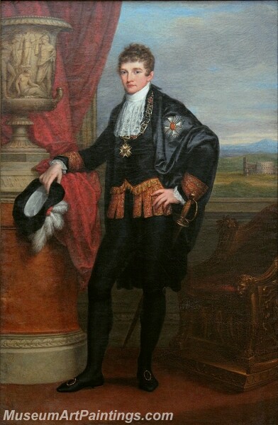 Portrait of Ludwig I of Bavaria as Crown Prince Painting