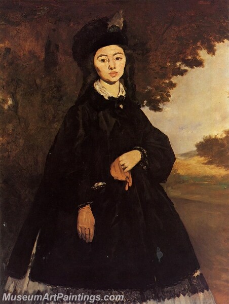 Portrait of Madame Brunet Painting