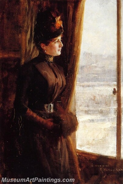 Portrait of Madame Vallery Radot Painting