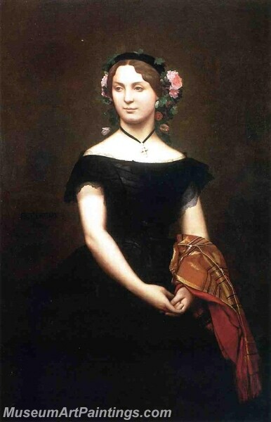 Portrait of Mademoiselle Durand Painting