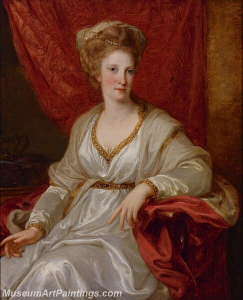 Portrait of Maria Carolina of Austria Painting