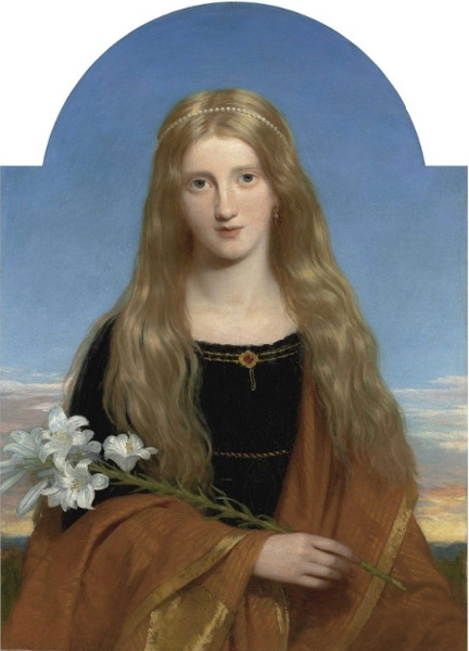 Portrait of Miss Bury by Sir Charles Lock Eastlake PRA