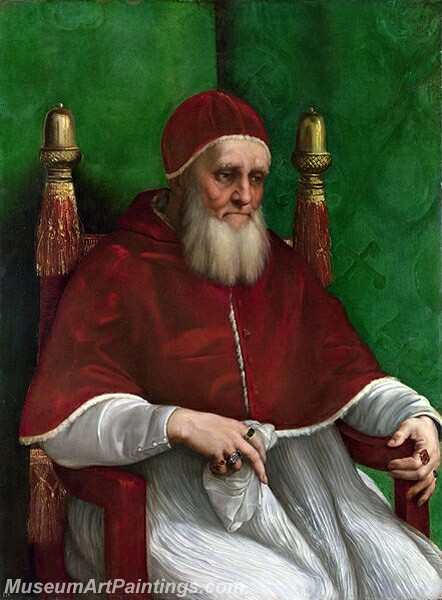 Portrait of Pope Julius II Painting