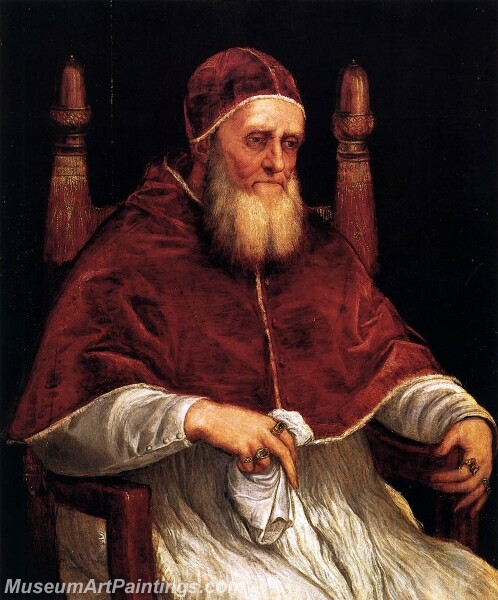 Portrait of Pope Julius II Painting