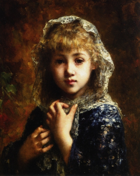 Portrait of a Young Girl 1 Painting