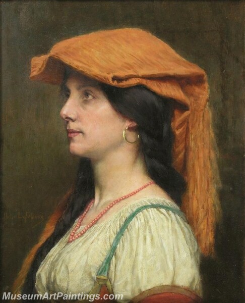 Portrait of a Young Lady Painting