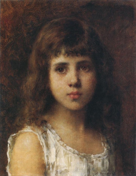 Portrait of a young girl Painting