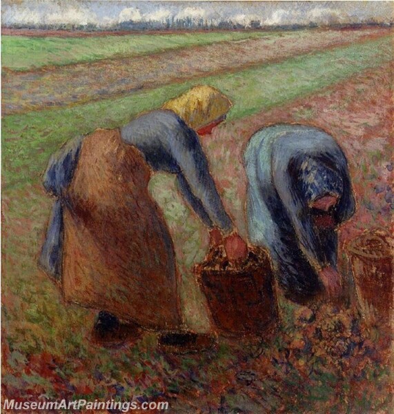 Potato Harvest Painting