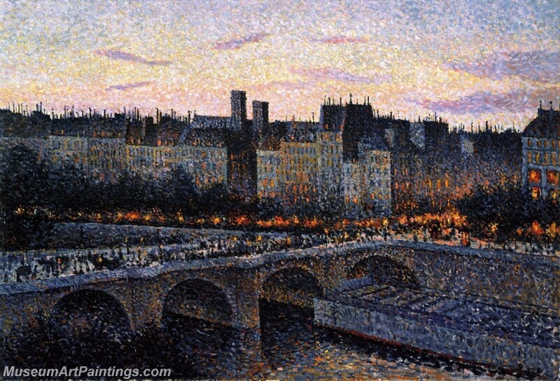 Quai de l'Ecole Paris Evening