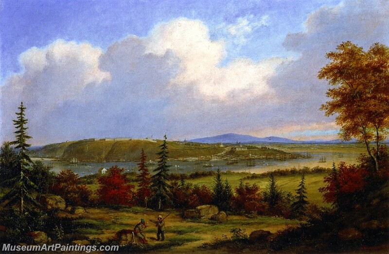 Quebec Viewed from Pointe Levis Painting