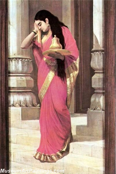 Raja Ravi Varma Paintings Women Pleasing