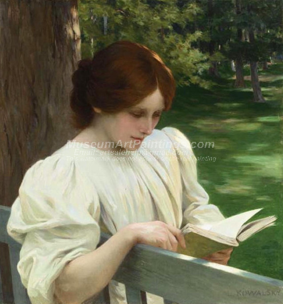 Reading by Leopold Franz Kowalski