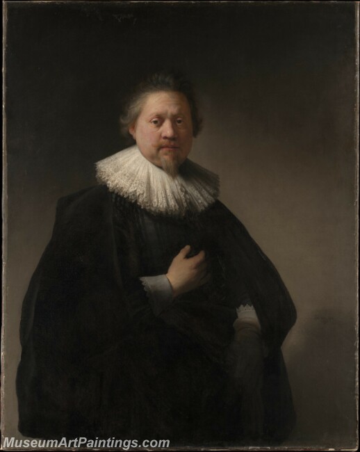 Rembrandt Portrait of a Man probably a Member of the Van Beresteyn Family Painting