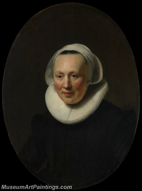 Rembrandt Portrait of a Woman Painting