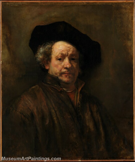 Rembrandt Self Portrait Painting