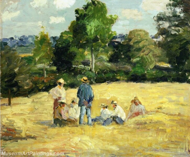 Resting Harvesters Montfoucault Painting