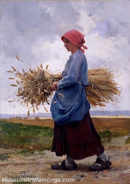 Returning From the Fields Painting