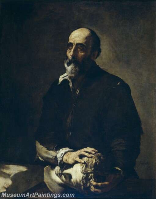 Ribera Josede El escultor ciego o Alegoria del Tacto Painting