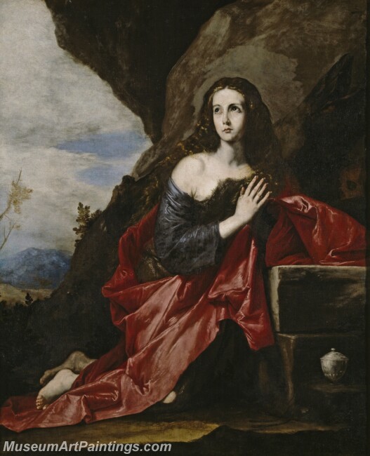 Ribera Josede La Magdalena o Santa Tais Painting