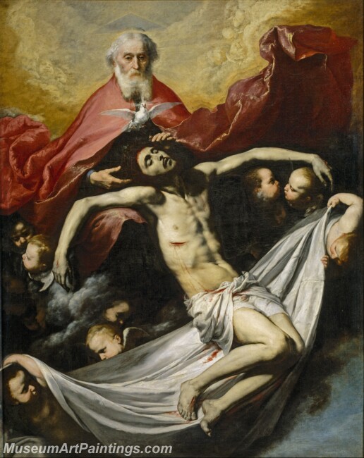 Ribera Josede La Trinidad Painting