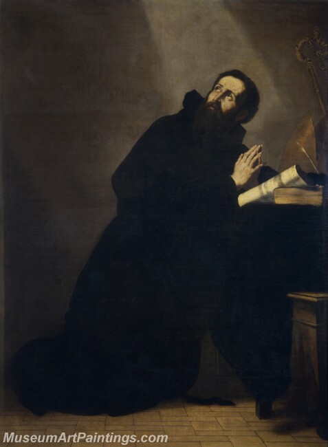 Ribera Josede San Agustin en oracion Painting