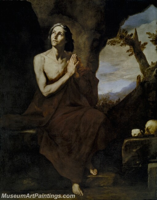 Ribera Josede Santa Maria Egipciaca Painting