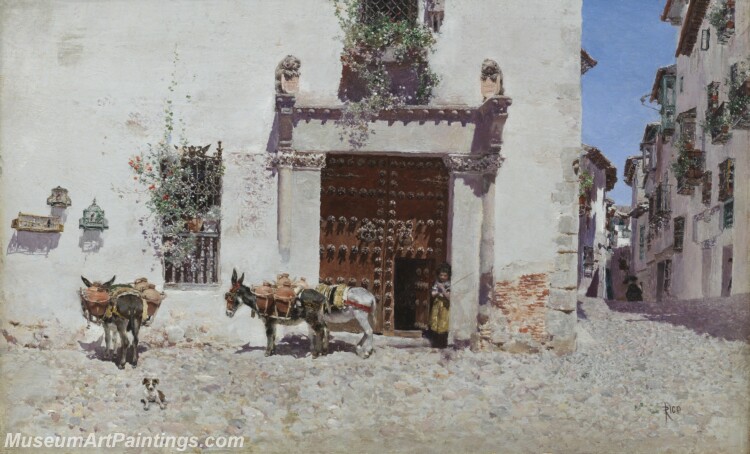 Rico y Ortega Martin La aguadora Painting