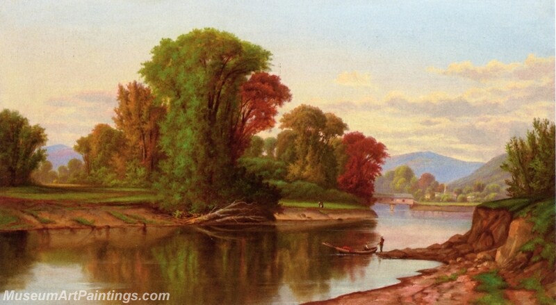 River Scene Painting